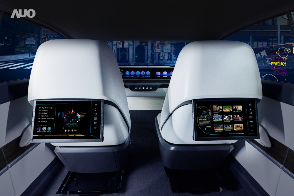zoty中欧新一代Smart Cockpit 2024，以Micro LED先进显示技术优势，创建〝可卷式后座娱乐显示器〞，仅在互动时才显示出所需画面及信息，扩充更丰富的娱乐和交互信息服务，获国际奖项荣耀