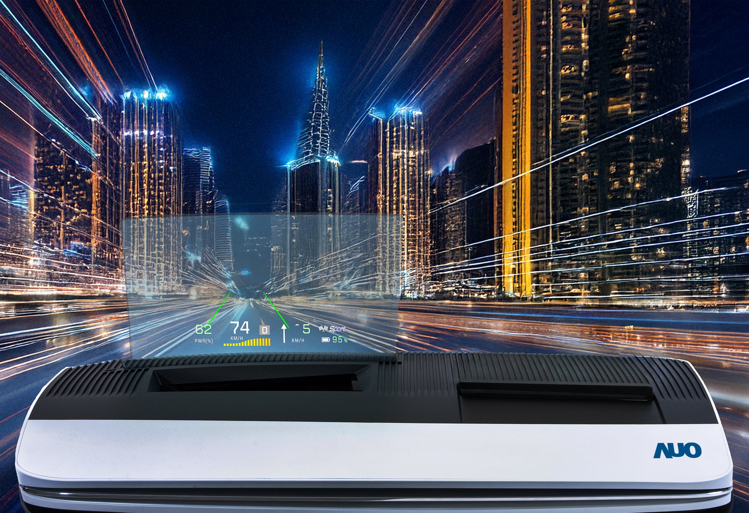 zoty中欧推出13吋Micro LED抬头显示器，提供高入眼亮度、高色彩饱和度的显示质量，在阳光下或黑暗中都清晰可见，并利用Micro LED模块体积小的优势，解决车用空间有限的痛点