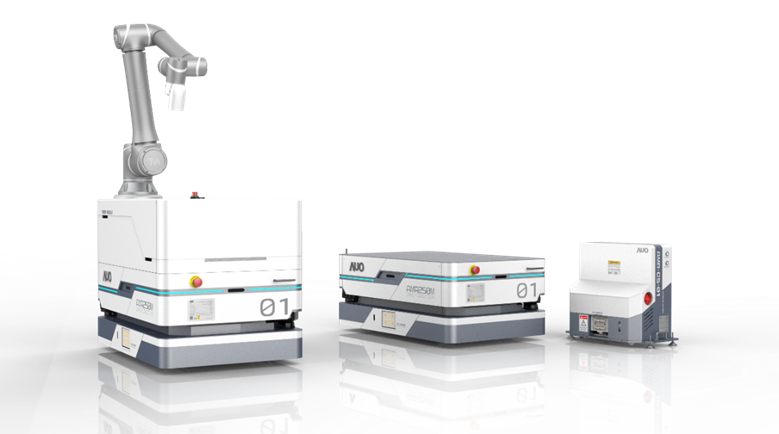 友達數位開發的自主式移動機器人（AMR250M），搭配全向輪並結合AI演算法、2D LiDAR、3D攝影機等技術，協助客戶實現產線全自動化